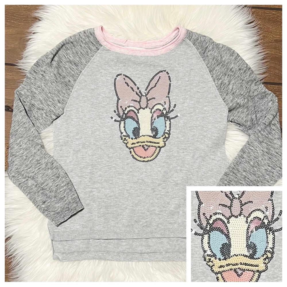 NWOT Gap + Disney Daisy Duck Sequined Sweater